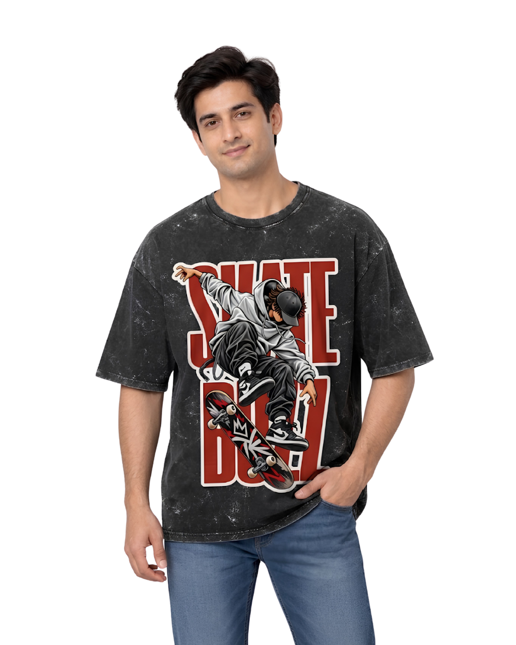 Ownfit Acid Washed Oversized T-Shirt