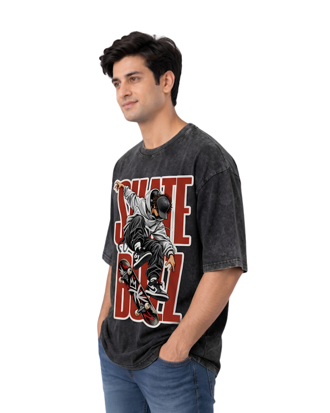 Ownfit Acid Washed Oversized T-Shirt