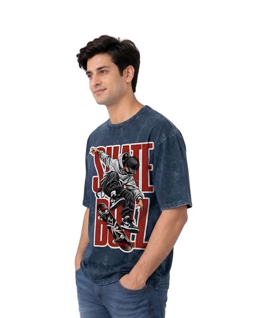 Ownfit Acid Washed Oversized T-Shirt