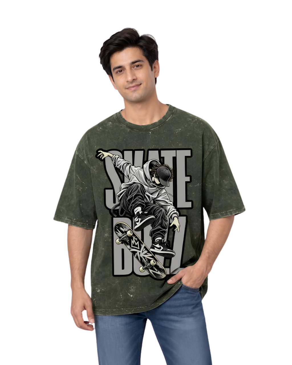 Ownfit Acid Washed Oversized T-Shirt