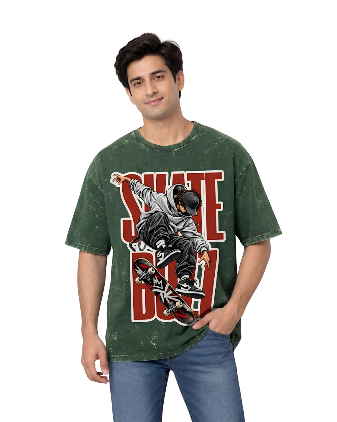 Ownfit Acid Washed Oversized T-Shirt